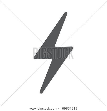 Lightning icon vector, flat design best vector icon