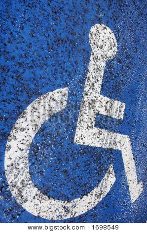 Cartello stradale - parcheggio per disabili Driver