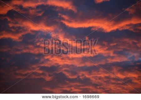 Prachtige zonsondergang kleuren Ii