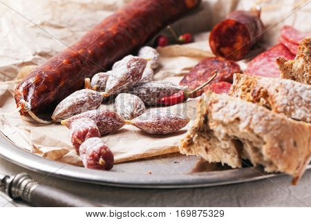 Sausage And Bread