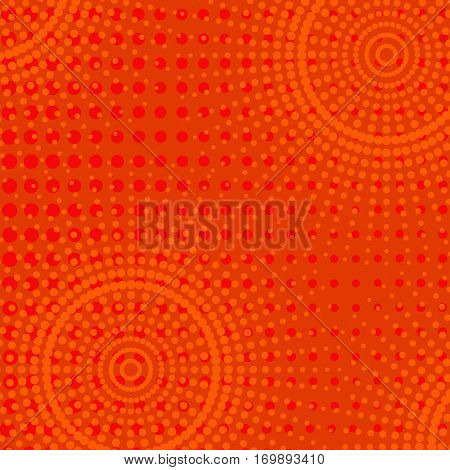 Halftone color dots pop art background vector illustration