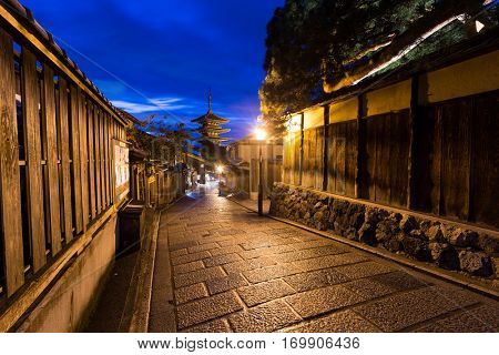 Yasaka Pagoda in Kyoto of Japan