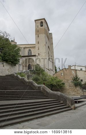 Road to Santiago in Estella in Navarra.