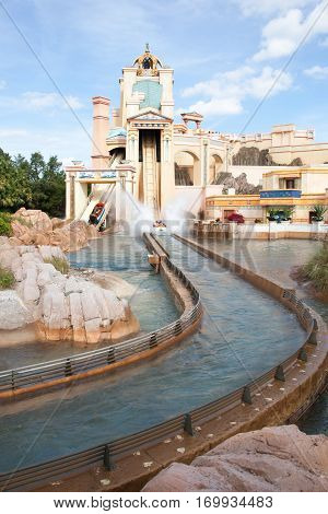 Journey To Atlantis Log Flume