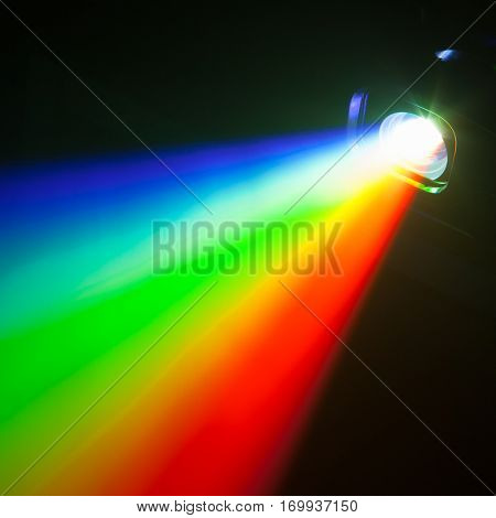 rgb spectrum color light of projector