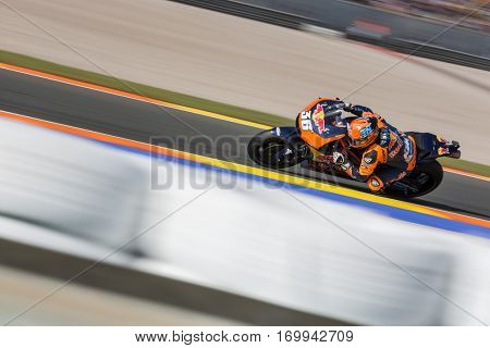 VALENCIA, SPAIN - NOV 12: Mika Kallio during Motogp Grand Prix of the Comunidad Valencia on November 12, 2016 in Valencia, Spain.