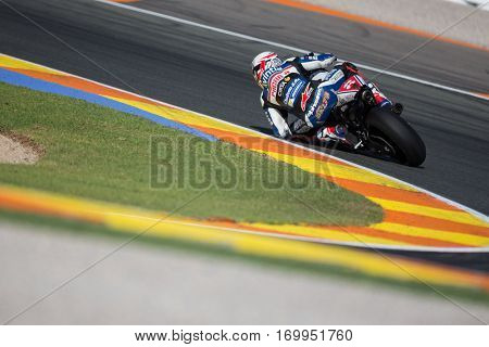 VALENCIA, SPAIN - NOV 12: Loris Baz during Motogp Grand Prix of the Comunidad Valencia on November 12, 2016 in Valencia, Spain.