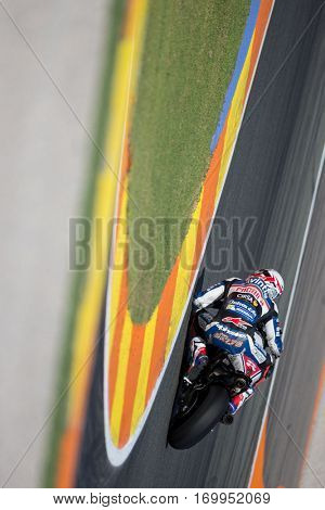 VALENCIA, SPAIN - NOV 12: Loris Baz during Motogp Grand Prix of the Comunidad Valencia on November 12, 2016 in Valencia, Spain.