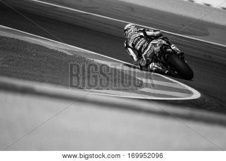 VALENCIA, SPAIN - NOV 12: Loris Baz during Motogp Grand Prix of the Comunidad Valencia on November 12, 2016 in Valencia, Spain.