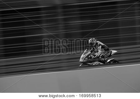 VALENCIA, SPAIN - NOV 12: Wilairot in Moto2 practice during Motogp Grand Prix of the Comunidad Valencia on November 12, 2016 in Valencia, Spain.
