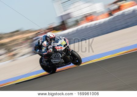 VALENCIA, SPAIN - NOV 11: Loris Baz during Motogp Grand Prix of the Comunidad Valencia on November 11, 2016 in Valencia, Spain.