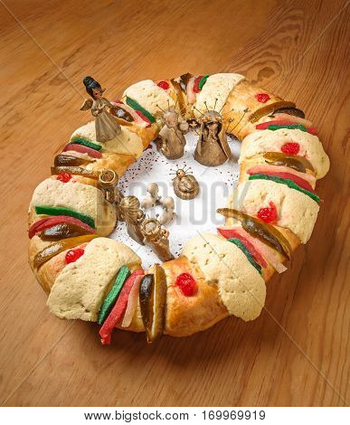 Epiphany Cake, Kings Cake, Or Rosca De Reyes