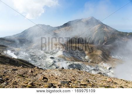 Natural onsen in tateyama of Japan