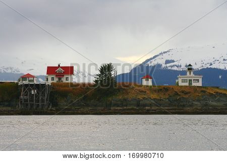 Juneau Alaska seaside solitude in stark relief