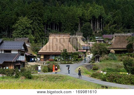 Historical village Miyama in Kyoto