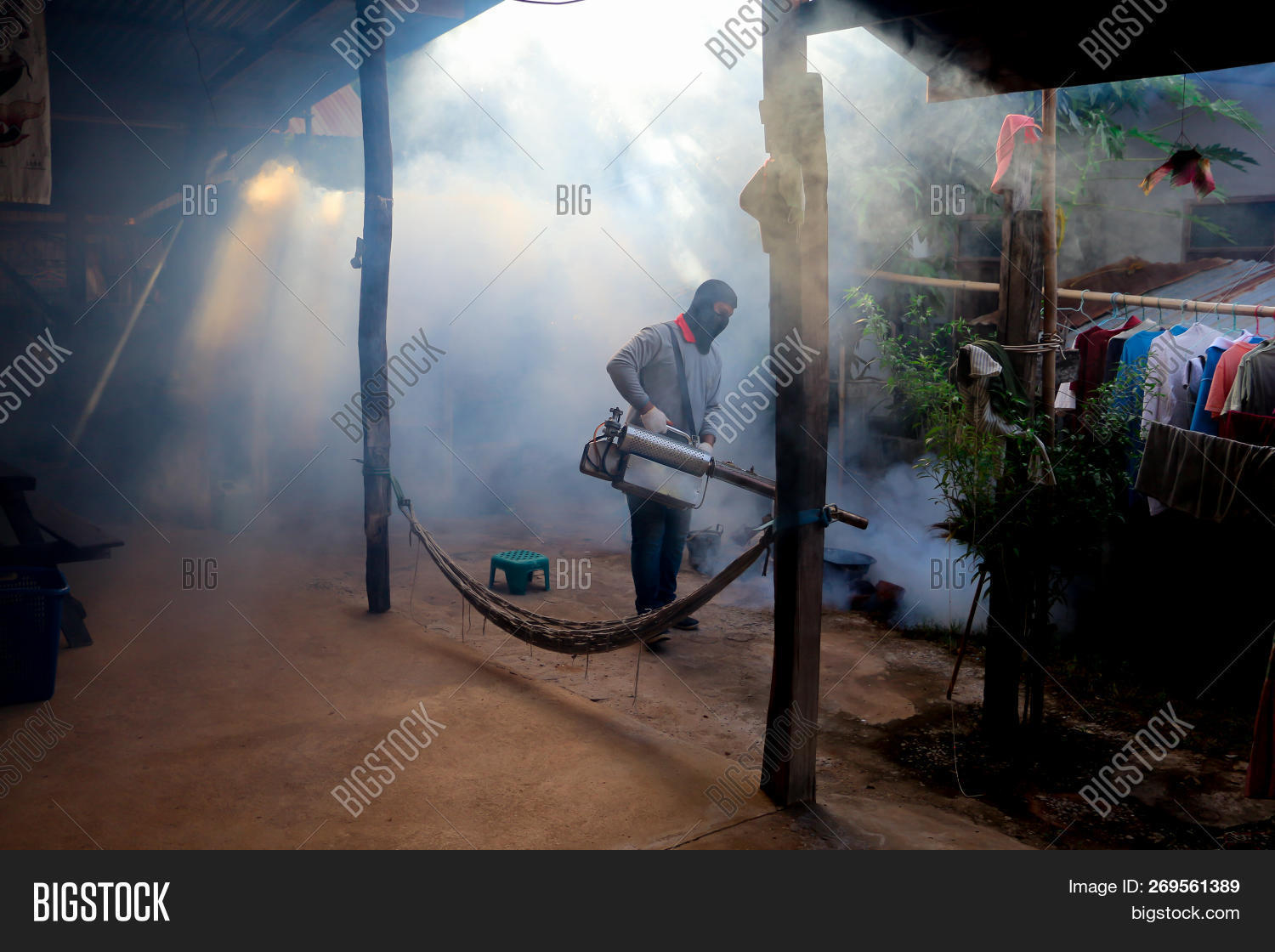 Man Use Fumigation Image & Photo (Free Trial) Bigstock