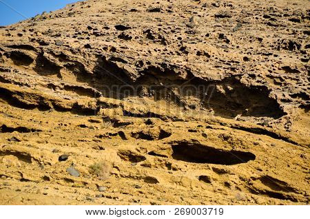 Photo Picture Of The Beautiful Ocean Coasts View Montana Amarilla La Pelada Tenerife