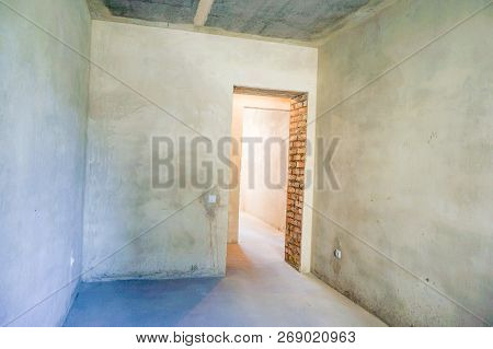Modern And New Apartment Building. Multistoried, Modern, New And Stylish Living Block Of Flats. Real