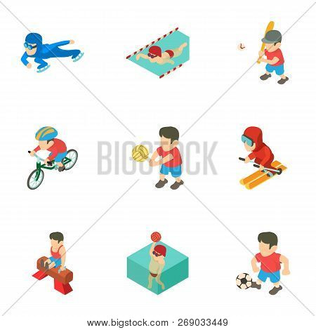 Prep Icons Set. Isometric Set Of 9 Prep Vector Icons For Web Isolated On White Background