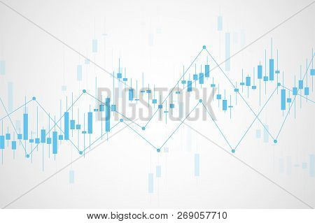 Candle Stick Graph Chart Of Stock Market Investment Trading. Stock Market And Exchange. Stock Market