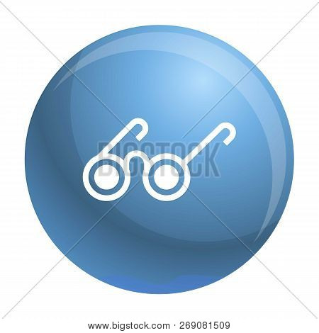 Blind Man Icon. Simple Illustration Of Blind Man Vector Icon For Web Design Isolated On White Backgr