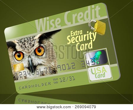This Is A Secure Credit Card With All The Safety Security Featur