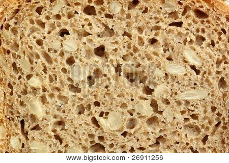 texture du pain frais