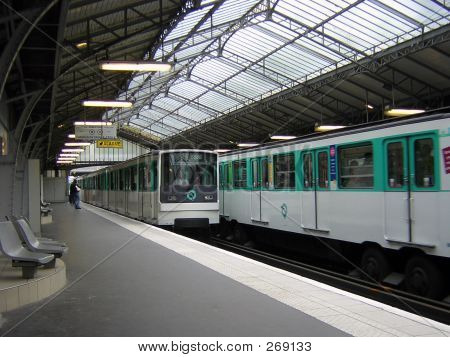 Station de métro à Paris