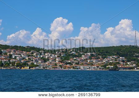 Watching The Kinaliada Island From A Steamboat.