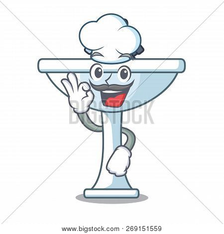 Chef Kitchen Sink On Stely Modern Character