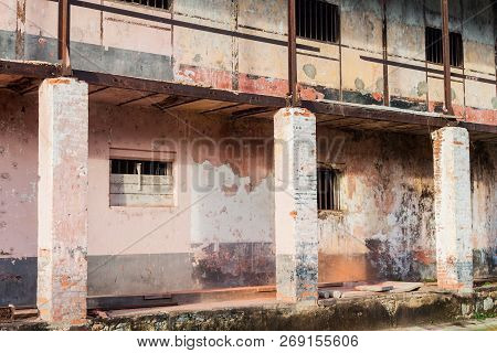 Detaail Of A Prison Camp De La Transportation In St Laurent Du Maroni, French Guiana