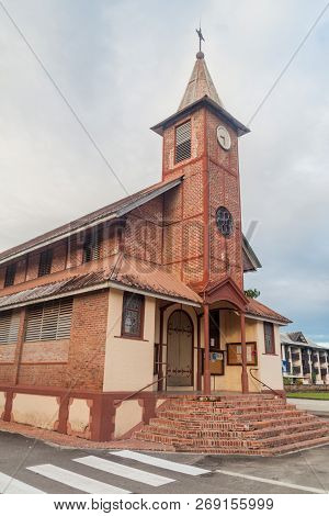 Church In St Laurent Du Maroni, French Guiana.