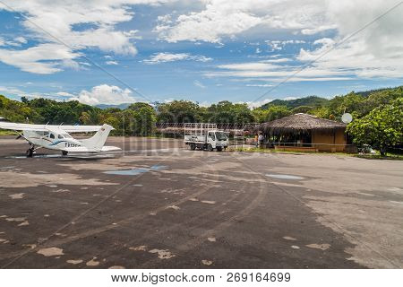 Canaima, Venezuela - August 16, 2015: View Of An Airstrip In Canaima Village, Venezuela