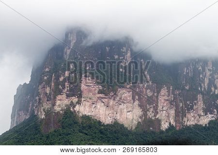 Tepui Table Mountain Auyan In National Park Canaima, Venezuela