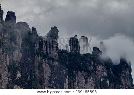 Tepui Table Mountain Auyan In National Park Canaima, Venezuela