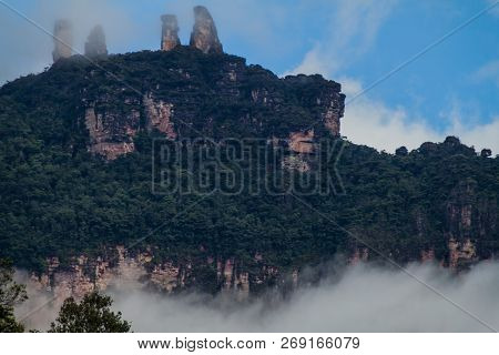 Tepui Table Mountain Auyan In National Park Canaima, Venezuela