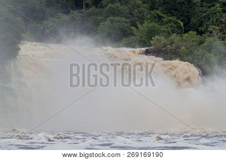 Canaima Lagoon Waterfalls At River Carrao In Venezuela