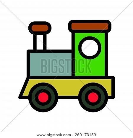 Toy Trian, Cute Christmas And Winter Related Set,suitable For Use As Material.editable Outline
