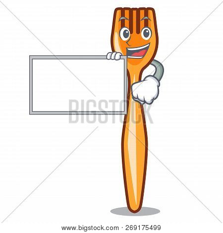 With Board Fork On Shape Plastic Character Beautif