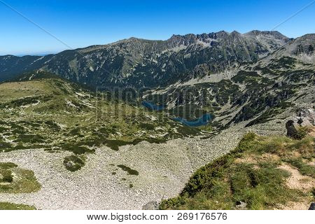 Amazing Landscape Of Vasilashki Lakes And Polezhan Peak, Pirin Mountain, Bulgaria