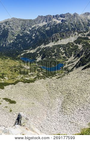 Amazing Landscape Of Vasilashki Lakes And Polezhan Peak, Pirin Mountain, Bulgaria