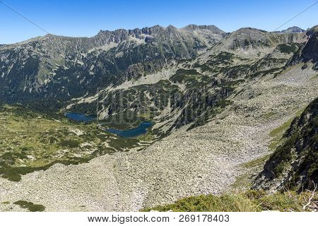 Amazing Landscape Of Vasilashki Lakes And Polezhan Peak, Pirin Mountain, Bulgaria