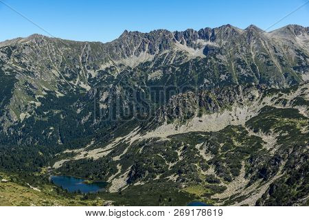 Amazing Landscape Of Vasilashki Lakes And Polezhan Peak, Pirin Mountain, Bulgaria
