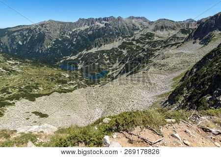 Amazing Landscape Of Vasilashki Lakes And Polezhan Peak, Pirin Mountain, Bulgaria