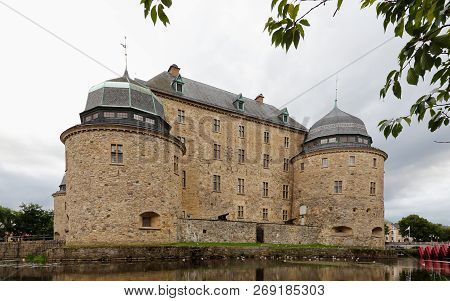 Orebro, Sweden - August 18, 2017: Exterior View Of The Orebro Castle.