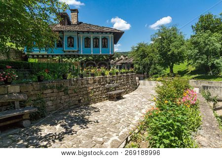 Etar, Gabrovo, Bulgaria- July 6, 2018: Old House In Architectural Ethnographic Complex Etar (etara) 