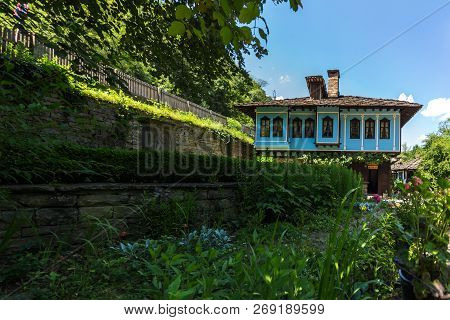Etar, Gabrovo, Bulgaria- July 6, 2018: Old House In Architectural Ethnographic Complex Etar (etara) 