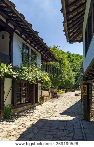 Etar, Gabrovo, Bulgaria- July 6, 2018: Old House In Architectural Ethnographic Complex Etar (etara) 