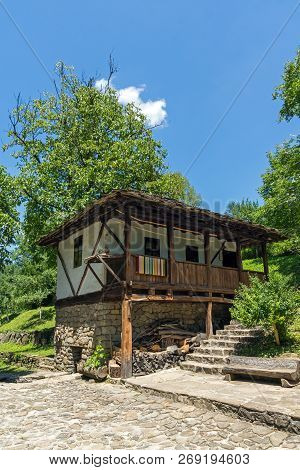 Etar, Gabrovo, Bulgaria- July 6, 2018: Old House In Architectural Ethnographic Complex Etar (etara) 