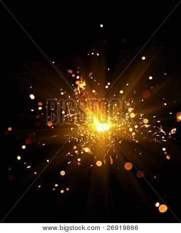 ดู closeup เขียน sparkler